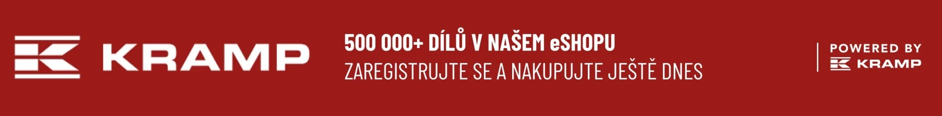 E-shop Kramp: 500 000+ dílů – zaregistrujte se a nakupujte ještě dnes